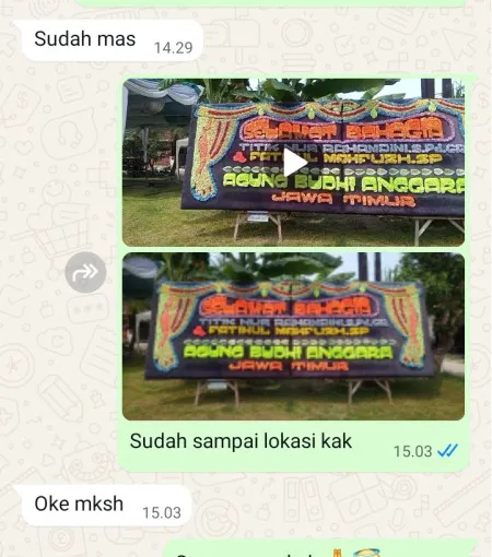 Pengiriman Papan Bunga Sendangagung Pamotan
